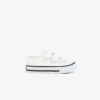 Zapatillas Bebé Lona Blanco