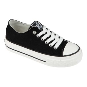 Zapatillas Basic Lona Negro