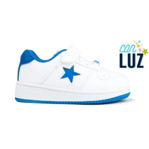 Zapatillas Con Luz Estrella Blanco