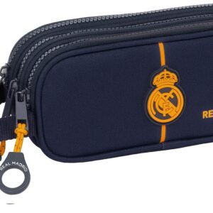 Estuche Triple Azul Marino Real Madrid