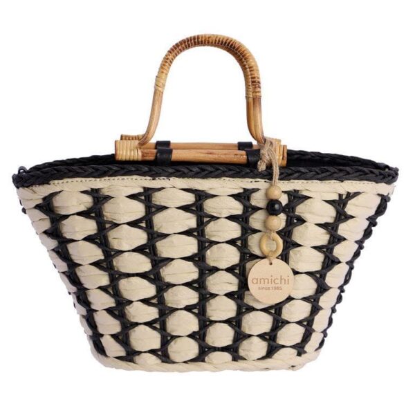 Bolso de Mano Amichi Rafia