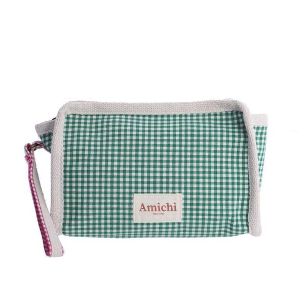 Neceser de Playa Amichi Vichy Verde