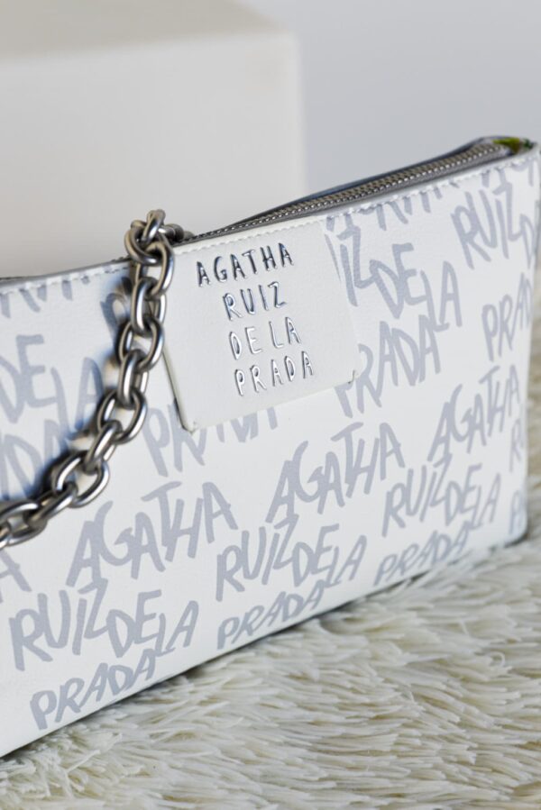 Bolso de Mano Agatha ARP Plata - Imagen 3