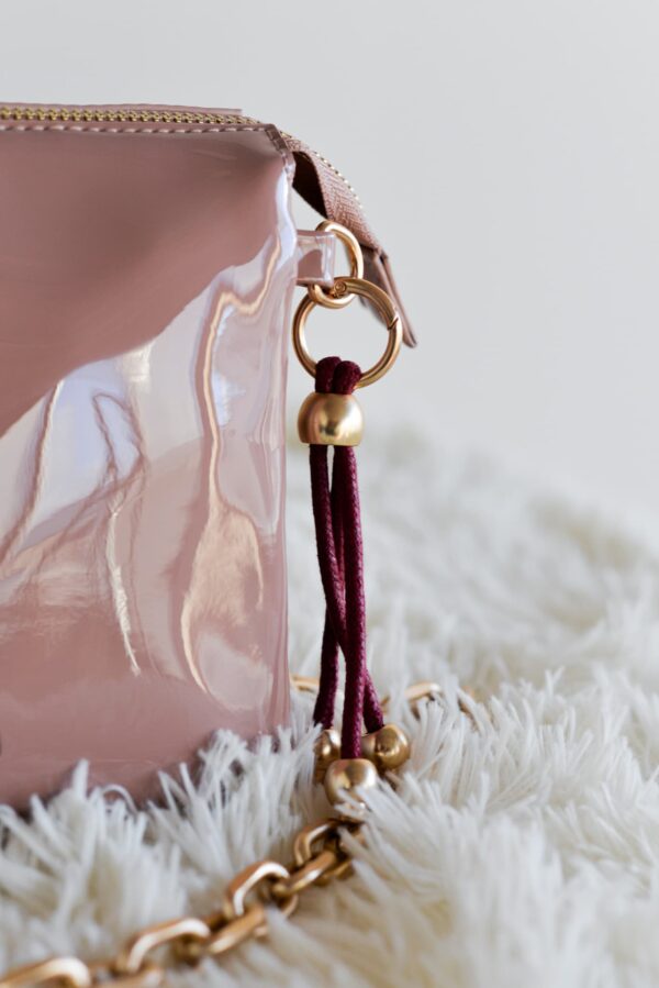 Bandolera 3 cuerpos Charol ARP Nude - Imagen 3
