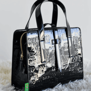 Bolso Tote Charol Logo ARP Azul