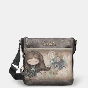 Bandolera con Bolsillo Frontal Real Anekke