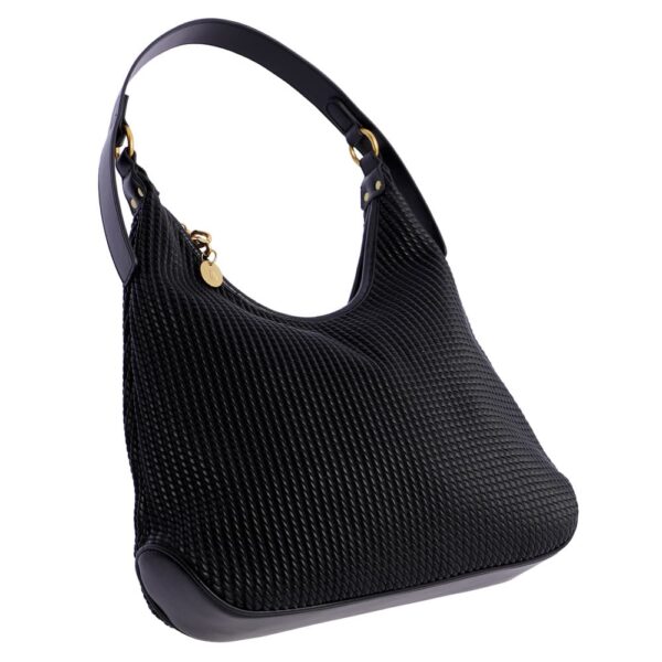 Bolso de Hombro Negro Don Algodón - Imagen 6