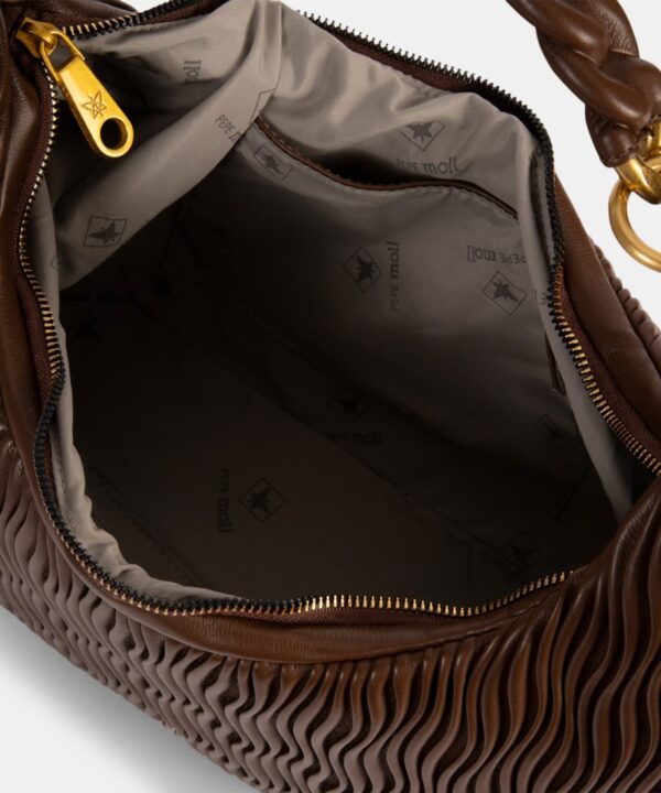 Bolso de Hombro Brown Pepe Moll 252262 - Imagen 4