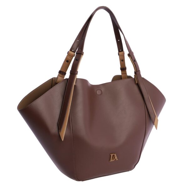 Bolso de Hombro Imán Marrón Don Algodón - Imagen 2