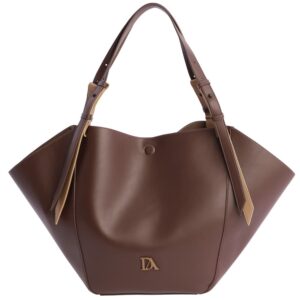Bolso de Hombro Imán Marrón Don Algodón