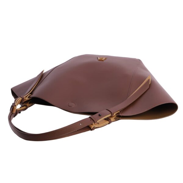 Bolso de Hombro Imán Marrón Don Algodón - Imagen 4