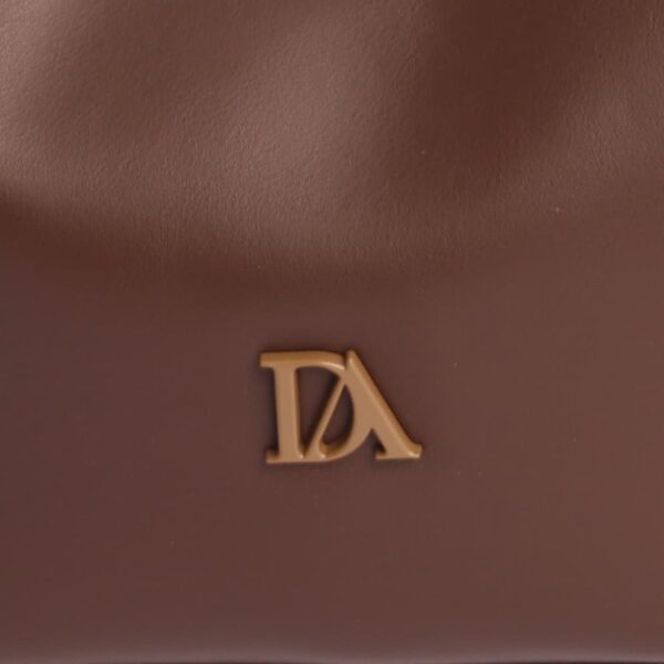 Bolso de Hombro Imán Marrón Don Algodón - Imagen 5