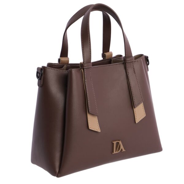 Bolso de Mano Marrón Don Algodón - Imagen 2