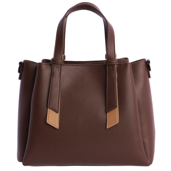 Bolso de Mano Marrón Don Algodón - Imagen 3