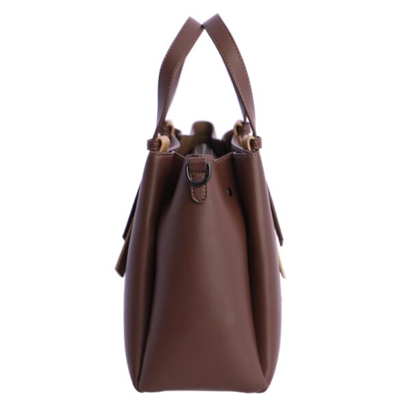 Bolso de Mano Marrón Don Algodón - Imagen 6