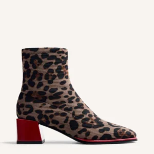 Botines Elasticos Estampado Animal Inger