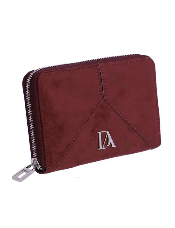 Cartera Grande Ante Burdeos Don Algodón - Imagen 2