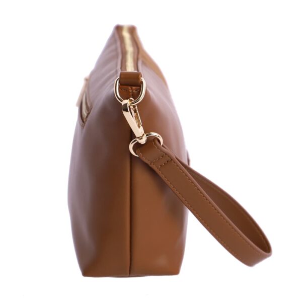 Cartera de Mano Antelina Marrón Don Algodón - Imagen 6