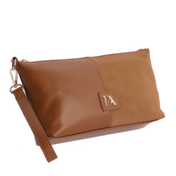 Cartera de Mano Antelina Marrón Don Algodón - Imagen 7