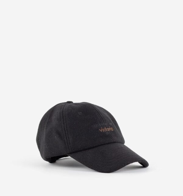 Gorra Paño & Bordados Negro - Imagen 2