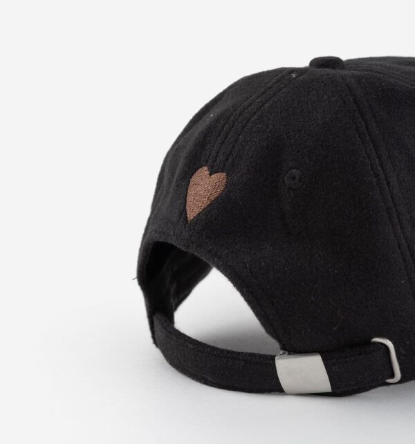 Gorra Paño & Bordados Negro - Imagen 4
