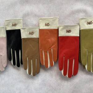 Guantes Bicolor Piel Vegana Noco