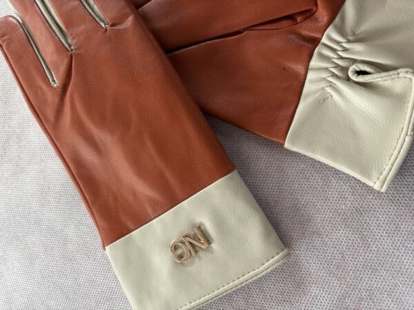 Guantes Bicolor Piel Vegana Noco - Imagen 6