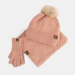 Pack Gorro, Guantes y Bufanda 252852 Rosa Pepe Moll