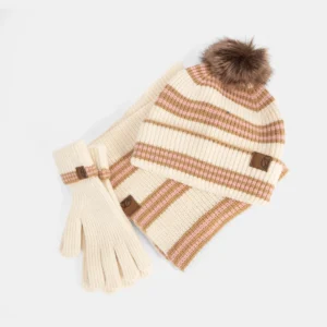 Pack Gorro, Guantes y Bufanda 252854 Nude Pepe Moll