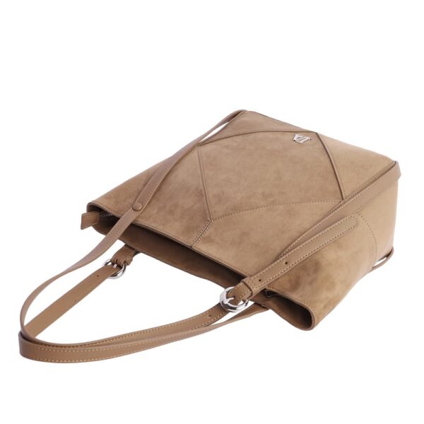 Shopper Marrón Ante Don Algodón - Imagen 5