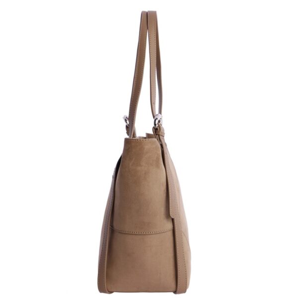 Shopper Marrón Ante Don Algodón - Imagen 6