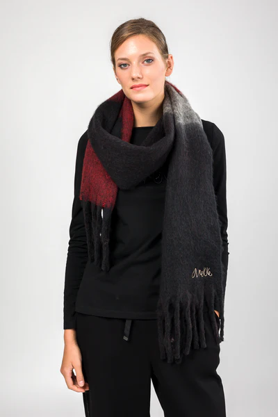 Bufanda Estampada con Flecos Anekke - Imagen 2