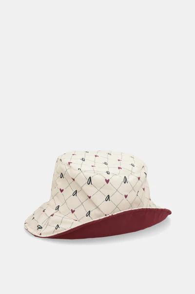 Gorro Pescador Reversible Burdeos Anekke - Imagen 4