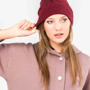Gorro de punto Burdeos Anekke