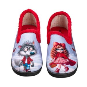 Zapatillas de Casa Plumaflex Chica Capa 12215 Cerrada