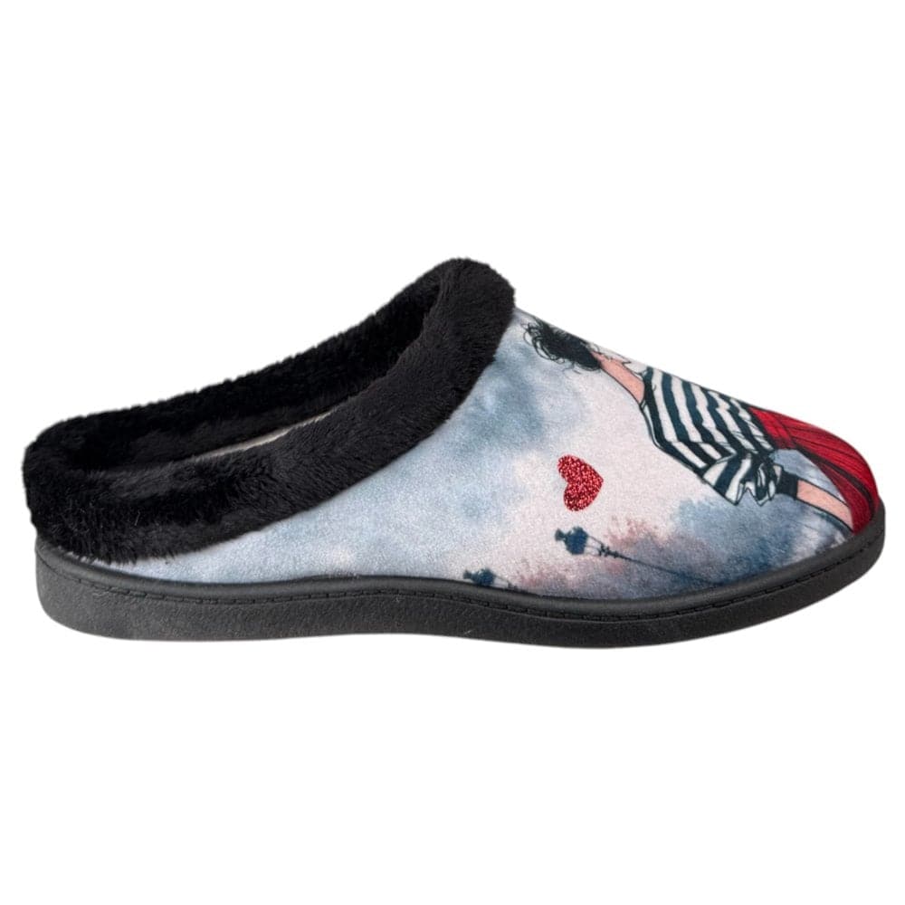 Zapatillas de Casa Plumaflex Chica Paris 12213 - Imagen 2