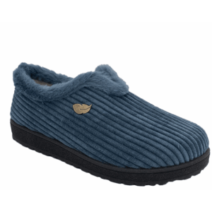 Zapatillas de Casa Plumaflex Pana Azul 80058 Cerrada