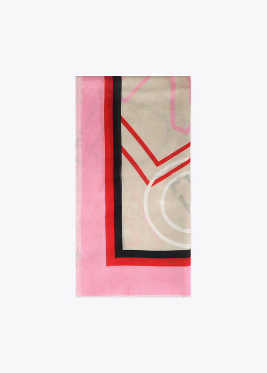 Fular Estampado con Letras Logo Lola Casdemunt - Imagen 3
