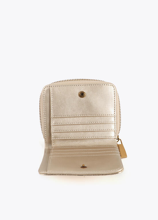 Monedero Metalizado Dorado Lola Casademunt - Imagen 5