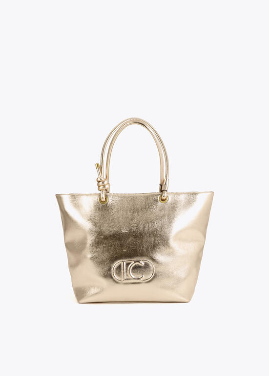 Shopper Desestructurado Dorado Lola Casademunt