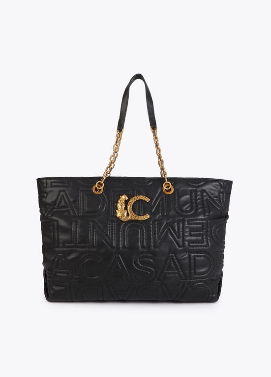Shopper Pespunte Logo Lola Casademunt