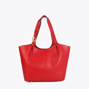 Shopper Rojo Pliegues Lola Casademunt
