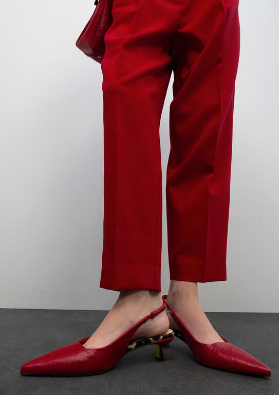 Zapato Tacón Destalonado con Detalle Lazo Lola Casademunt - Imagen 8