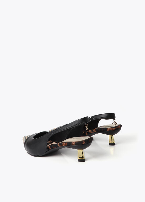 Zapato Tacón Destalonado con Tachas Lola Casademunt - Imagen 4