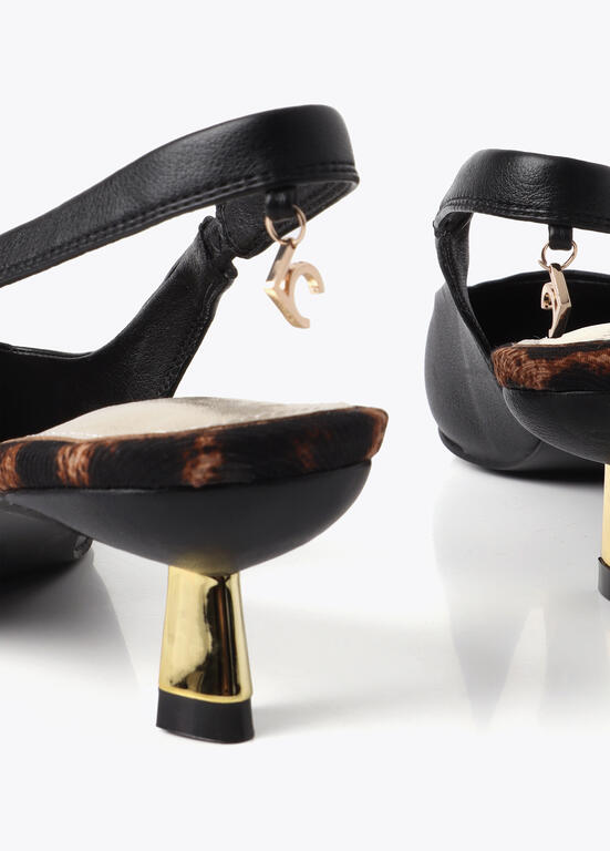 Zapato Tacón Destalonado con Tachas Lola Casademunt - Imagen 6