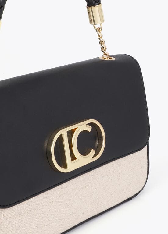 Bandolera con Solapa Efecto Piel Bicolor Lola Casademunt - Imagen 7