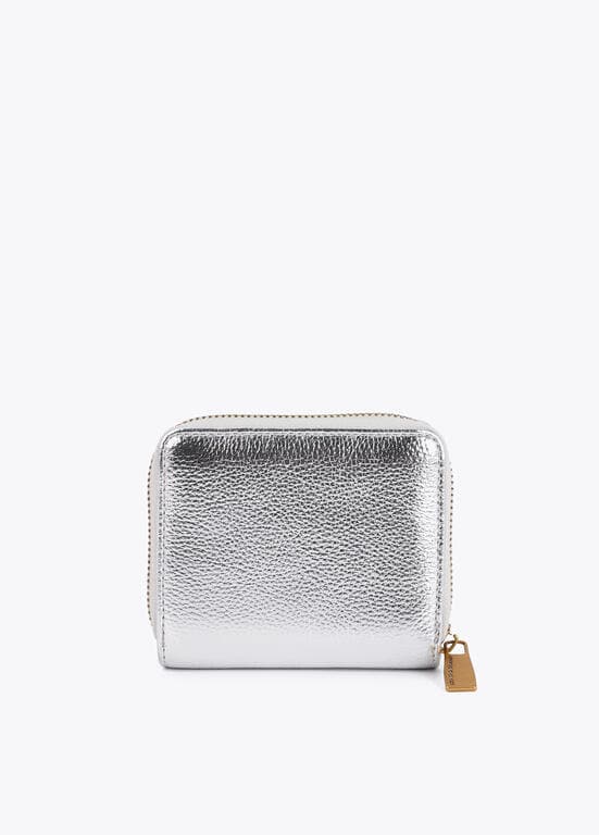 Monedero Metalizado Plata Lola Casademunt - Imagen 3