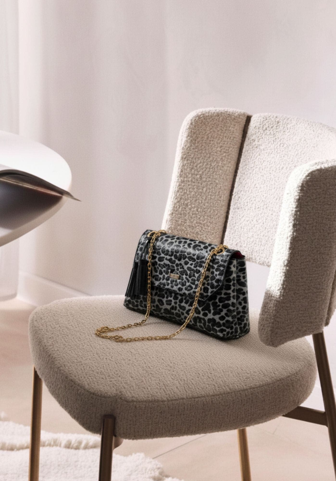 Bandolera charol leopardo Noco - Imagen 4