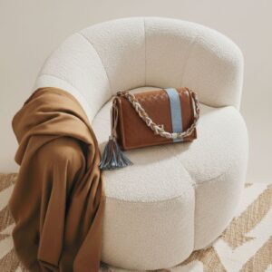 Bandolera tapa tricolor Azul Noco