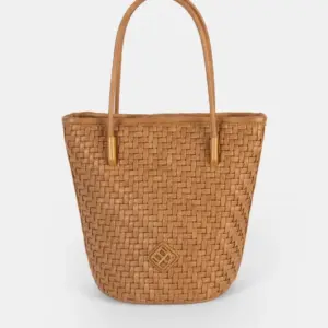 Bolso Bandolera Pepe Moll Marrón Trenzado 261381